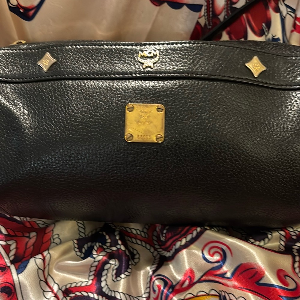 Vintage black MCM shoulder bag